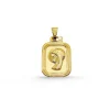 Medalla Virgen Niña Oro 18K Marco
