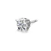 Pendiente de Diamante Hombre 0.60-1.50ct Talla Brillante Katherine Oro Blanco