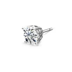 Pendiente de Diamante Hombre 0.60-1.50ct Talla Brillante Katherine Oro Blanco