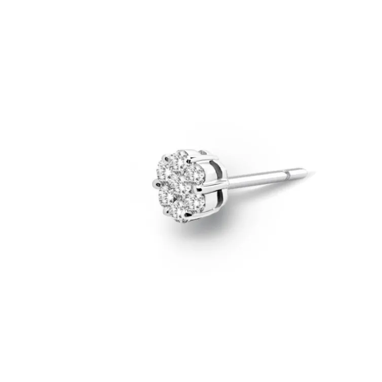 Pendiente Diamantes Piercing Camelia 0.50 Dormilona