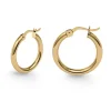 Pendientes Aro Criolla Basic Gold 15mm Oro Amarillo