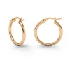 Pendientes Aro Criolla Basic Gold 15mm Oro Rosa