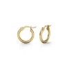Pendientes Aro Criolla Basic Gold 10mm Oro Amarillo
