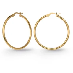 Pendientes Aro Criolla Basic Gold 15mm Oro Amarillo