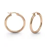 Pendientes Aro Criolla Basic Gold 20mm Oro Rosa