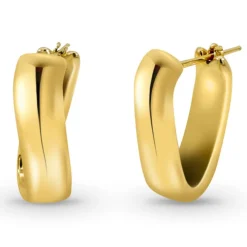 Pendientes Aro Cuadrado Nochentera 25mm