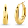 Pendientes Aro oval Nochentera 32mm