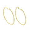 Pendientes Aro Oval Oro Hoop
