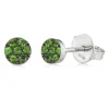 Pendientes Circulo Green Velvet