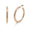 Pendientes de Aro Oro Rosa 40mm