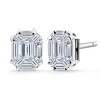 Pendientes Diamantes 1,30 Ct Talla Esmeralda Vrait