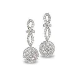 Pendientes Diamantes Anniversary Round
