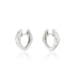 Pendientes Diamantes Aro Criolla Baguette