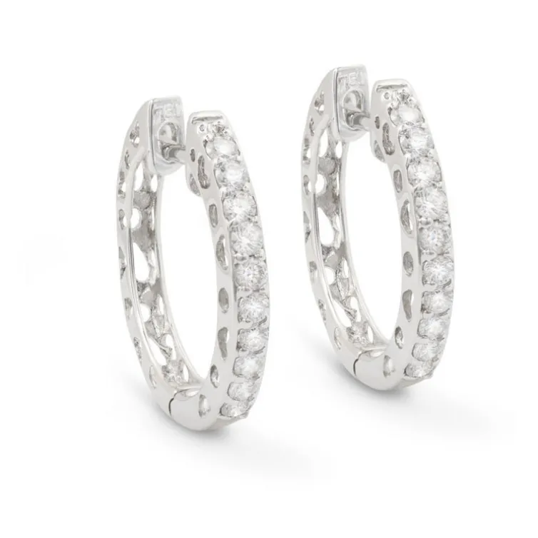 Pendientes Diamantes Aro Criolla
