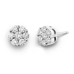 Pendientes Diamantes Camelia 1.50 Dormilonas