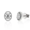 Pendientes Diamantes Dormilonas Oval