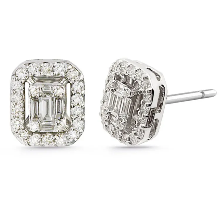 Pendientes Diamantes Dormilonas Square