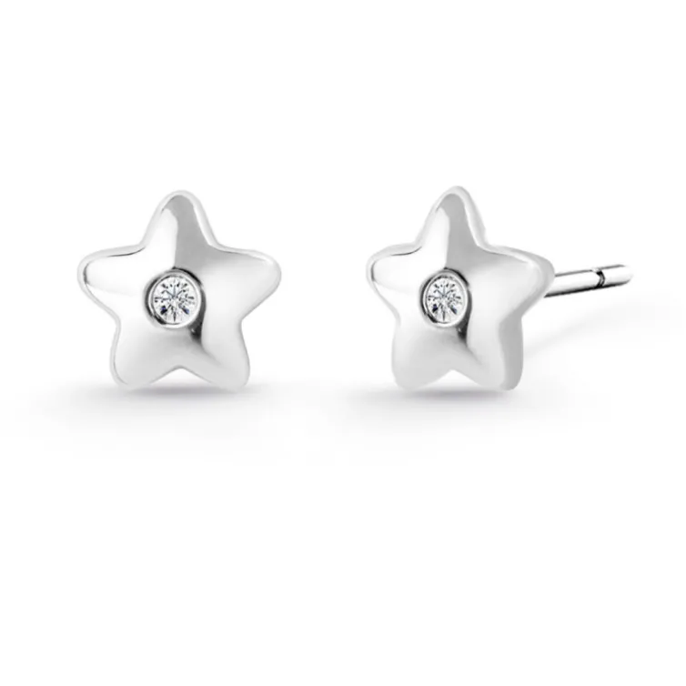 Pendientes Diamantes Dormilonas Estrella