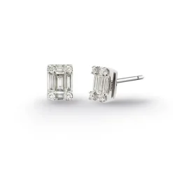 Pendientes Diamantes Dormilonas Square