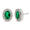 Pendientes Diamantes Esmeralda Diamond Color Orla Oval