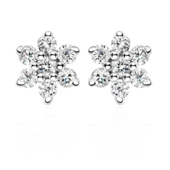 Pendientes Diamantes Estrella 0.42Ct Reina