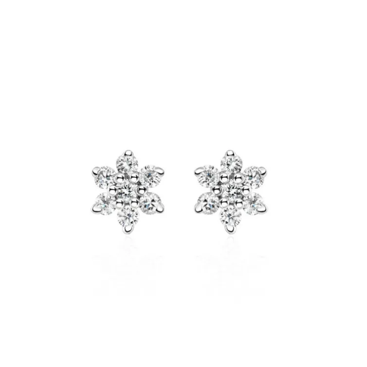 Pendientes Diamantes Estrella 0.14Ct Reina