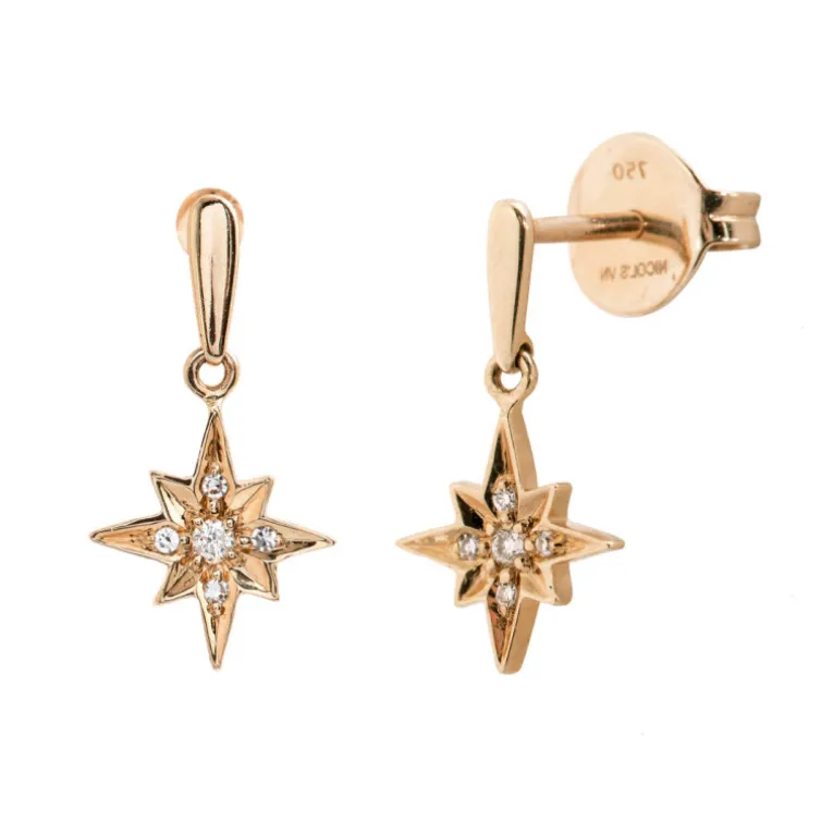 Pendientes Diamantes Estrella Fugaz Little Details