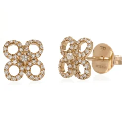 Pendientes Diamantes Flor Redonda Little Details