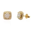 Pendientes Diamantes Gardenia 1.05 Oro Amarillo