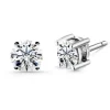 Pendientes Diamantes Jackie Oro Blanco