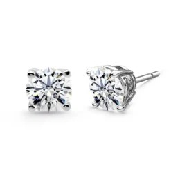 Pendientes Diamantes Katherine Oro Blanco