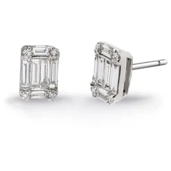 Pendientes Diamantes Minerva 0.40 Dormilonas Square