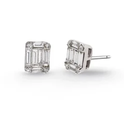 Pendientes Diamantes Minerva 0.70 Dormilonas Square