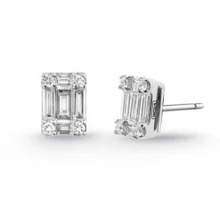 Pendientes Diamantes Minerva 0.65 Dormilonas Square