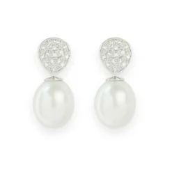 Pendientes Diamantes Pearls Lady