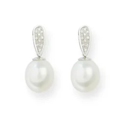 Pendientes Diamantes Pearls Lady