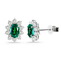 Pendientes Esmeralda Orla 1.20 Ct.