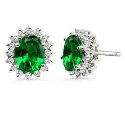 Pendientes Esmeralda Orla Dalia 1.90