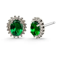 Pendientes Esmeralda Orla Dalia 2.00