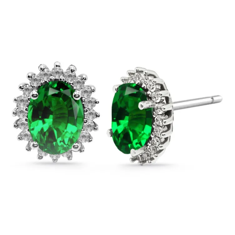 Pendientes Esmeralda Orla Dalia 2.60