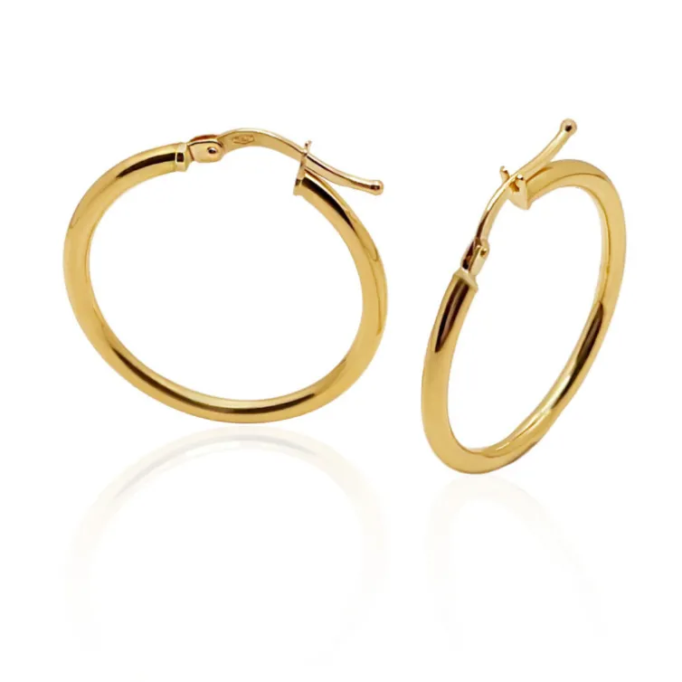 Pendientes Oro Aro Criolla Daily 25Mm