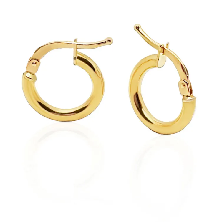 Pendientes Oro Aro Criolla Daily 12Mm