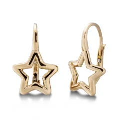Pendientes Oro Basic Gold Estrella Fina