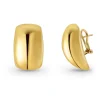 Pendientes Oro cuadrado Nochentera 23mm