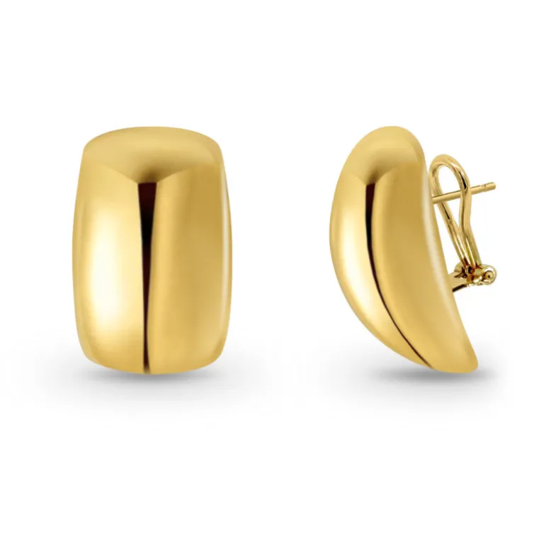 Pendientes Oro cuadrado Nochentera 23mm
