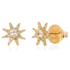 Pendientes Oro Estrella Little Details