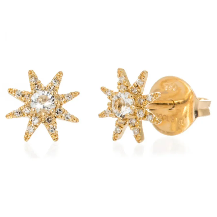 Pendientes Oro Estrella Little Details