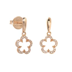 Pendientes Oro Flor Little Details