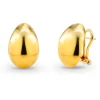 Pendientes Oro Ovalados Nochentera 18mm