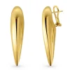 Pendientes Oro Pincho Nochentera 45mm